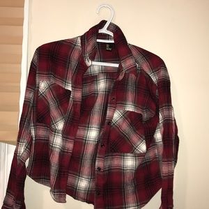Cropped flannel